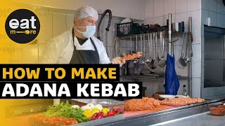 How to Make Adana Kebab  Turkish Cuisine Recipes [upl. by Sibyls441]