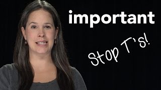 How to Pronounce IMPORTANT  American English [upl. by Akinhoj]