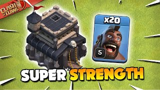 How to use Hog Riders with Queen Walk  Town Hall 9 Attack Strategy Clash of Clans [upl. by Ahseinet]