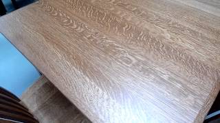 Amish Furniture Wood Type  Quarter Sawn White Oak [upl. by Akeit]