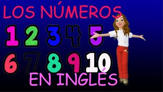 Los números en inglés del 1 al 10 [upl. by Celle703]