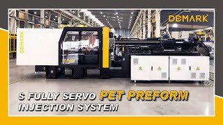 Fully servo automatic PET preform injection system [upl. by Nyrual]