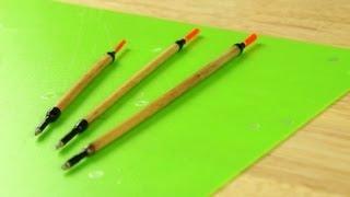 Making Traditional Reed Fishing Floats bobbers By Hand [upl. by Neda950]