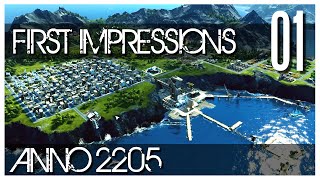 Anno 2205 Gameplay  Ep01  First Impressions [upl. by Zelle356]