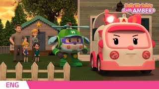 🚨 Daily life Safety with AMBER  EP 0126  Robocar POLI  Kids animation [upl. by Arok]