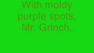 Mr Grinch with lyrics Dr Seuss [upl. by Ntsuj]