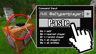 How To Copy and Paste Commands in MCPE  117   Minecraft Bedrock Edition [upl. by Fillbert214]