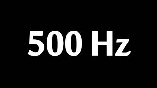 500 Hz Test Tone 10 Hours [upl. by Reese]