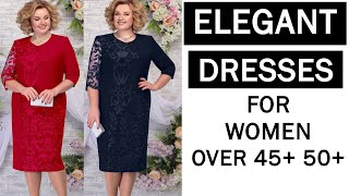 40 Outstanding Elegant Dresses for Women Over 40 50 60 3 [upl. by Strohben]