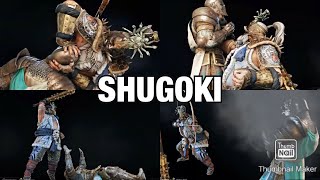 Shugoki All Executions– For Honor [upl. by Elka]