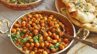 Chana Masala Recipe • Chickpea Curry Recipe • Chole Bhature Recipe • How To Make Chickpeas Recipe [upl. by Akinej]