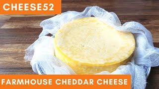 How to Make Cheddar Cheese  Farmhouse Cheddar with Cloth Banding Tutorial [upl. by Bunow371]