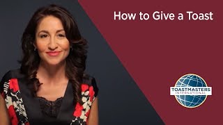 How to Give a Toast [upl. by Gil]