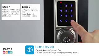 Electronic Touchscreen Deadbolt compact interior  User Guide [upl. by Sayers]