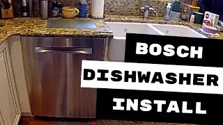 BOSCH DISHWASHER INSTALLATION AVOID THESE 3 MISTAKES [upl. by Morel]