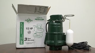 M98 FlowMate Automatic Cast Iron Effluent Sump Pump [upl. by Percy]