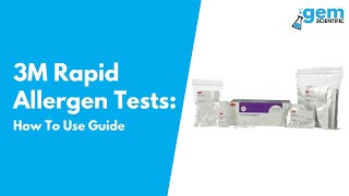 3M Rapid Allergen Tests User Guide  Gem Scientific [upl. by Enahpad]