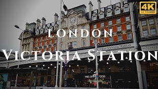 London Victoria Station Walk Through England 4K [upl. by Enyamrahs209]