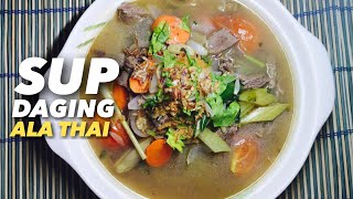 Resepi Sup Daging Ala Thai [upl. by Fernas337]