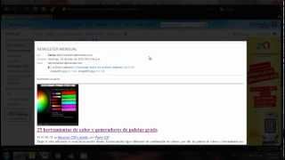 Creacion y Envio de NewsLetters Outlook y Word [upl. by Nahraf]