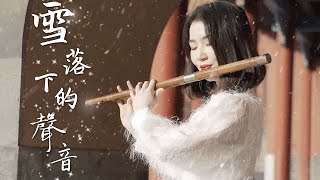 The Sound of Snow Falling  Chinese Bamboo Flute Cover  Jae Meng [upl. by Cerelia]