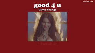 THAISUB good 4 u  Olivia Rodrigo [upl. by Bihas368]