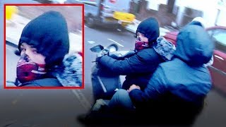 MOPED THIEF CHASED BY VICTIM [upl. by So]