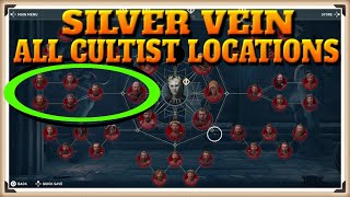 Assassins Creed Odyssey All SILVER VEIN Cultist Locations  Cult Unmasked Trophy  Achievement [upl. by Heda]