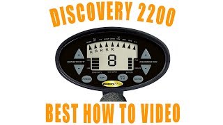 Discovery 2200 Bounty Hunter Metal Detector Review Demonstration and How to Setup Tutorial [upl. by Eriam756]