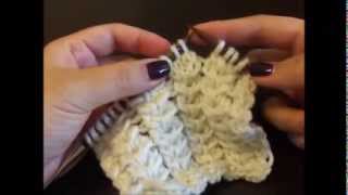 How To Knit C2F C2B Without A Cable Needle [upl. by Mera]