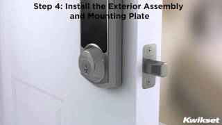 SmartCode 915 Touchscreen Electronic Deadbolt Installation Video [upl. by Htrow]