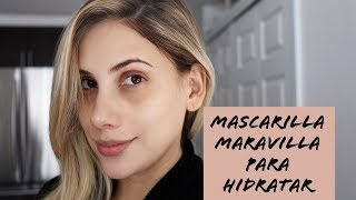 Mascarilla ultra hidratante para todo tipo de piel seca grasa y normal  Carolina Ortiz [upl. by Ahsya]