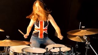 Wont Get Fooled Again The Who drum cover by Sina [upl. by Dnomhcir662]