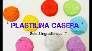 PLASTILINA CASERA 2 INGREDIENTES  PLAY DOH [upl. by Theola]