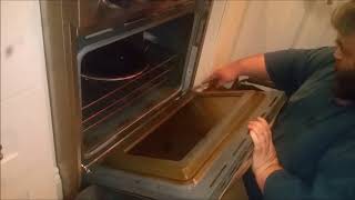 Kitchen Aid Oven Door Reinstall After Removal For Cleaning [upl. by Dugan897]