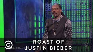 Snoop Dogg Roasts Justin Bieber  Comedy Central UK [upl. by Nedyaj]