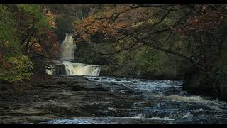 4K  Sgwd Y Bedol Waterfall  Brecon Beacons National Park  Horseshoe Falls [upl. by Relyks]