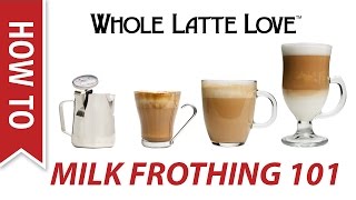 Milk Frothing for Beginners [upl. by Yr]