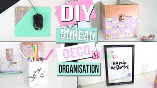 DIY ┋DECO ET ORGANISATION BUREAU recyclez vos vieilles fournitures  desk amp room decor quotfrancaisquot [upl. by Ayahsal26]