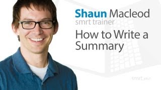 How to Write a Summary [upl. by Annaer]