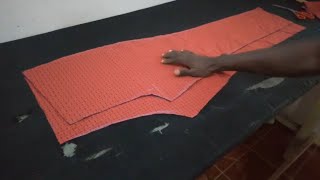 HOW TO CUT A TROUSER STEP BY STEP BACK AND FRONT [upl. by Sink]