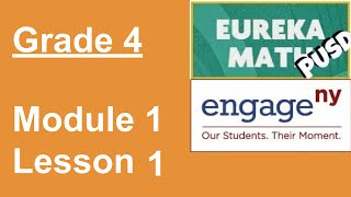 Eureka Math Grade 4 Module 1 Lesson 1 [upl. by Basir865]