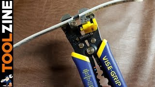 Irwin ViseGrip Self Adjusting Wire Stripper 2078300 Review [upl. by Ailaham763]