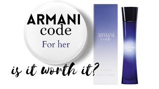 Armani Code for Women Fragrance Review Soumya Midhun [upl. by Illona690]