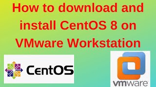 How to download and install CentOS 8 on VMware Workstation [upl. by Okimik513]