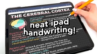 how to write neater on the iPad 📝 [upl. by Ntsuj]