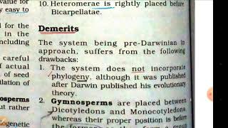 Demerits of Bentham amp Hookers System of Plant Classification [upl. by Adaran923]