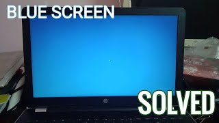 Laptop stuck on blue screen windows 10 solved [upl. by Yelraf293]