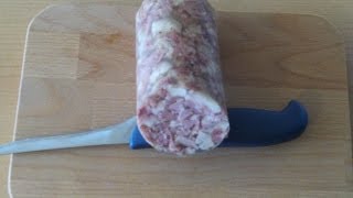 Hausmacher Sülzwurst Wurstherstellung [upl. by Junius634]