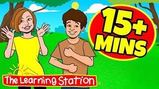 Boom Chicka Boom Song ♫ 15 MINS ♫ Brain Breaks amp Action Songs ♫ Kids Songs by The Learning Station [upl. by Nhguaved]